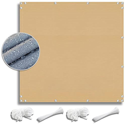 ZQXFZ Awning with Fixing Ropes 1.2x3.8M. Oxford-Stoff，Kordel + Kabelbinder. Staubdicht,Anti-Peeping, gelten Balkon, Hof, Lager Easy to Assemble Sturdiness von Balkon-Verkleidung