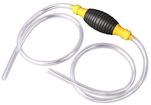 Manuelle Benzinpumpe,Asudaro Auto Handpumpe Tragbare Manuelle Kraftstoffförderpumpe Absaugpumpe mit 300cm Siphonschlauch Für Benzin Öl Flüssiges Wasser Aquarium Autozubehör,3 Meter Schlauch + Pumpe