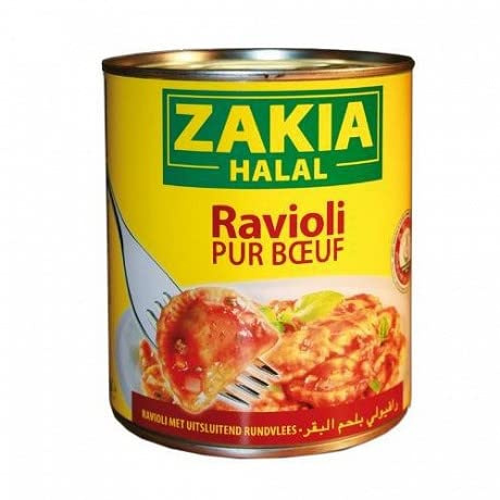 Halal Ravioli Pur Boeuf 800 G|Zakia|(Lot De 4)|Best Deal