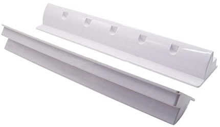 BESPORTBLE Support De Panneaux Solaires Abs Blancs Pour Toits De Bateau Et Camping-car, Lot De 2 Pièces, Résistant Aux Uv L'humidité, Installation Facile, Fixation Solaire Extérieure