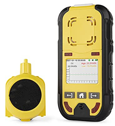 Probador de detectores de fugas de gas Bomba del medidor de gas de detector de gas múltiple O2 H2S CO LEL 4 En 1 detector de fugas de monóxido de carbono de sulfuro de hidrógeno de oxígeno. Con sensib