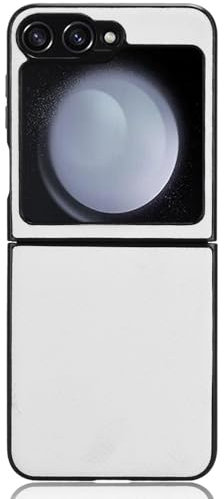COQUE Custodia per Samsung Galaxy Z Flip6, Custodia Protettiva per Cover Posteriore Pieghevole Per Samsung Galaxy Z Flip6-White