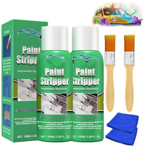 Rayhong - Sverniciatore Ray Hong, 100 ml, efficiente sverniciatore ad alta efficienza, per superfici metalliche, sverniciatore per auto, metallo per legno (2 pezzi)