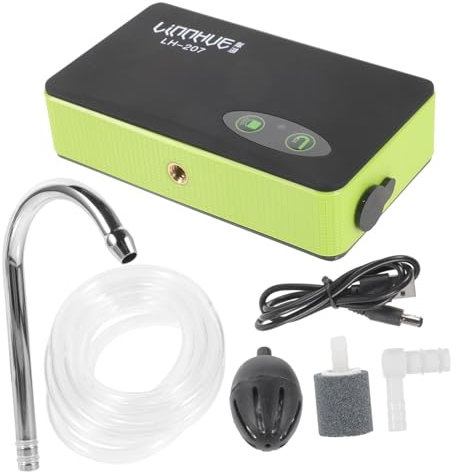 OFFSCH Fishing Oxygenation Pump Oxygen Pump for Aquarium Water Feature Easy to Charge Led Bait Lights