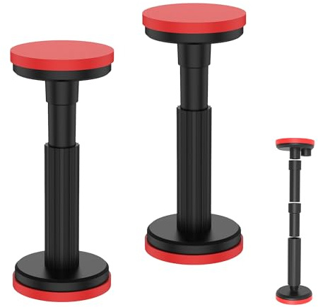 JIODEKEYI 2 Pcs Telescopic Support Rod -18-44 cm Heavy Duty Poles