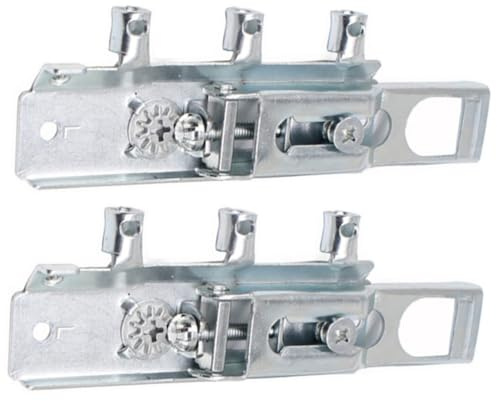 TOBBOMEY 2 pièces Support de Suspension pour Placard Résistant Charnière Cachée pour Meubles Lourds Fixation Robuste pour Cuisine et Rangement Suspendu