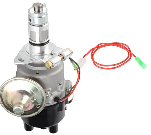 Aluminium Alloy Electronic Distributor Replacement, Ignition Distributor for Lucas 45D 5D, High Precision Car Distributor with Moulded Rotor Arm, Fits for Austin MG Morris Reliant