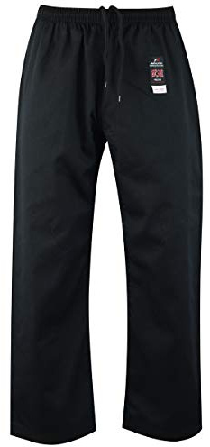 Malino Pantaloni di Karate per Uomo Pantaloni di Arti Marziali 7oz Poly-Cotton Nero Taglia 200