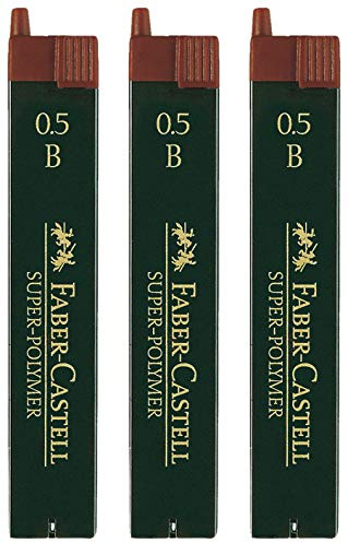 Faber-Castell SUPER-Polymer Feinminen (0.5 B, Menge 3)