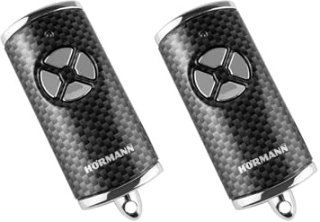 2x Hörmann HSE4 BS Carbon 4-Befehl Handsender BiSecur 868 MHz