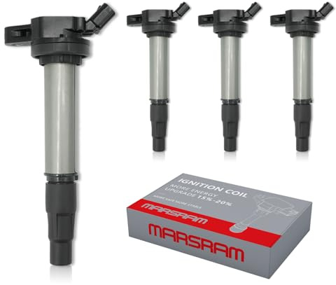 Marsram Ignition Coil Pack UF596 for 2009 2010 2011 2012 2013 2014 2015 2016 2017 Toyota Corolla Matrix Prius Lexus CT200h Scion iM xD Pontiac Vibe 1.8L L4 Replacement for 90919-02258