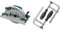 Makita 5143R Handkreissäge 2200 W & 194385-5 Schraubzwinge 1 Paar (2 Stück), 5 x 160 mm