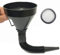 Leling Entonnoir De Carburant, Entonnoirs Flexibles À Angle Droit en Plastique, Entonnoir De Filtre À Essence De Voiture pour l'huile Automobile Et Les Usages Ménagers
