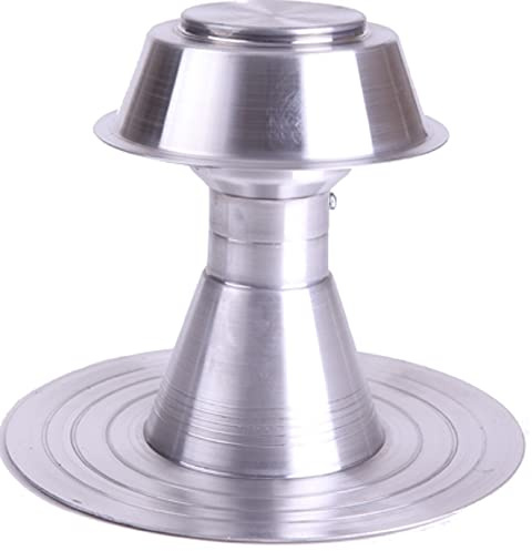 Roof Vent Areco Aluminium Flat Roof Ventilation Breather, Silver
