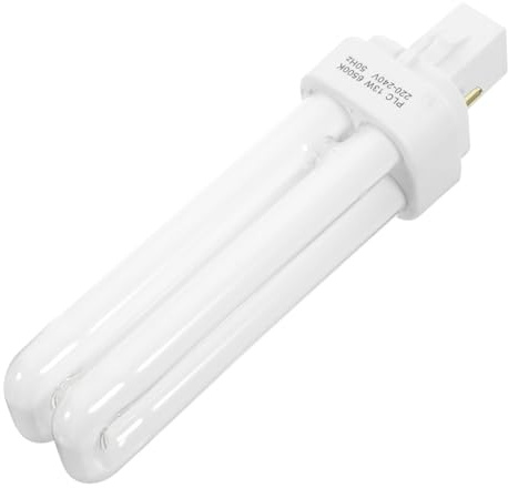 Luxshiny 4 Stück Kompaktleuchtstofflampen 13 W 2-pin Leuchtstoffröhren Energiesparlampen Flimmerfrei Langlebig für Büro Bad Wohnzimmer
