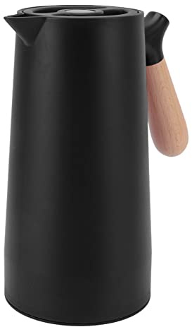 ERYUE Caraffa Termica per caffè da 1 Litro, Bottiglia con Uscita Acqua per Conservazione del Calore 12 Ore, Escursionismo Domestico, Campeggio, Rivestimento in Vetro con Guscio in Plastica, Adatta a