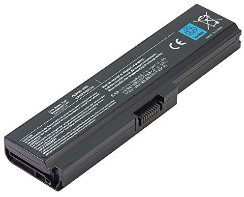 Battpit Laptop Akku für Toshiba PA3817U-1BRS PA3816U-1BRS PA3818U-1BRS PA3819U-1BRS PABAS228 Satellite C650 C650D C655 C660 C660D C670 C670D L600 L630 L645 L650 L655 - [6 Zellen/4400mAh/48Wh]
