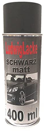 VE-Professional 3 Stück 400ml Sprühlack Felgenlack Felgen Farbe Spraydosen Rallye Sprühfarbe schwarz glänzend