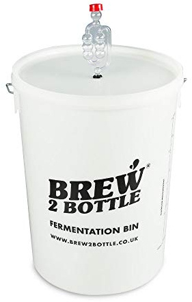 Brew2Bottle 25ltr Home Brew Fermentation Bucket, Lid with Grommet & Bubbler Airlock