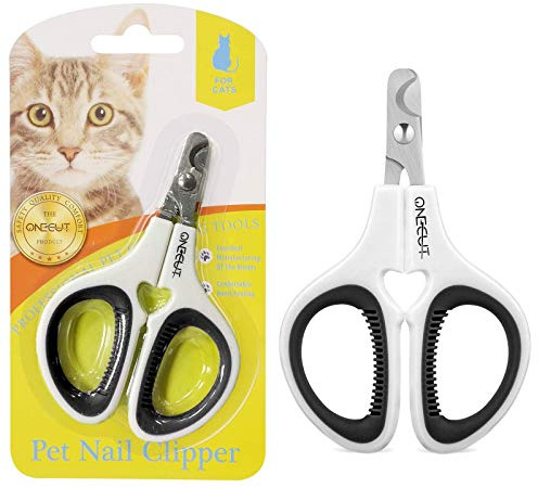 OneCut Pet Nail Clippers, Cat & Kitten Claw Nail Clipper Safe Sharp Trimmer