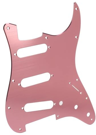 E-Gitarren Pick Guard, Pickguard Gitarre Pick Guard Schlagbrett Metallschutzplatte Vintage Single Coil Pickups Modern Style Gitarre Pickguard Scratch Plate Humbucking Pickup Mount für ST E-Gitarren