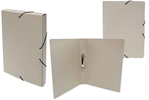 TimeTEX Natura Ablage-Set A4 aus Pappe - Ringbuch-Ordner - Sammelmappe - Sammelbox - 10300