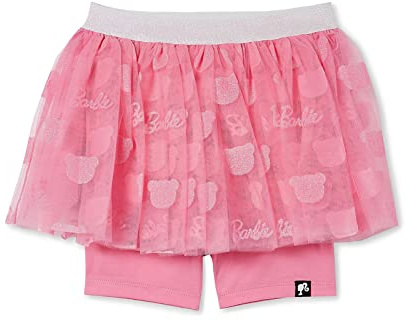 Dream Bridge Falda Elástica Leggings para Niñas Algodón Pantalones Cortos Falda Niña Tutu Falda Fiesta Disfraces Vestido para Niños Pantalones Falda en Verano Leggings Elásticos Rock,Letra Rosa,5-6