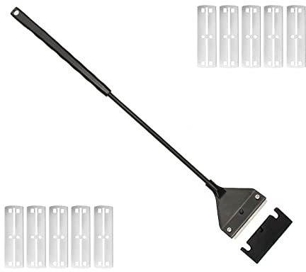 Vimvins Algae Scraper for Glass Aquarium,Aquarium Razor Scraper with 10 Replaceable Blades,Aquarium Cleaning Tools.
