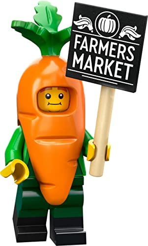 LEGO Sammel-Minifiguren Serie 24 – Karotten-Maskottchen 71037, Mehrfarbig
