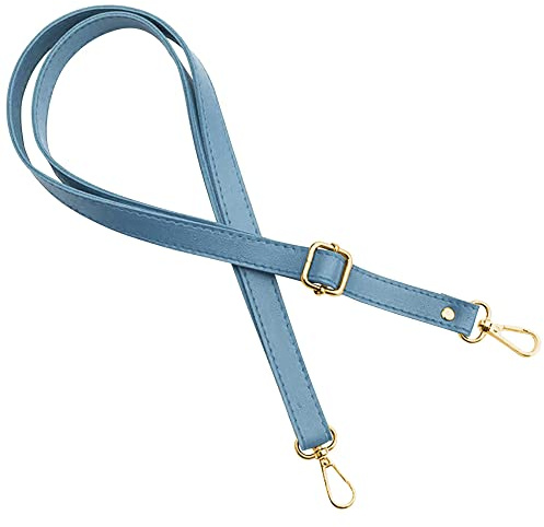 Gurt Band Schulterriemen für Damen Taschen Handtasche - Farbe Metallteile Gold - Länge verstellbar 70-128 cm - Breite 1,8 cm - Schultergurt Umhängetasche Trageriemen Riemen Umhängegurt - Farbvariation