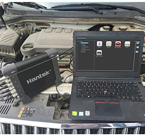 Hantek Oscilloscope Hantek1008A/1008B/1008C PC USB virtual Oscilloscope 8CH Automotive Diagnostic Auto Scope/DAQ Generator 2.4MSa/s 4K Depth(Hantek1008B)