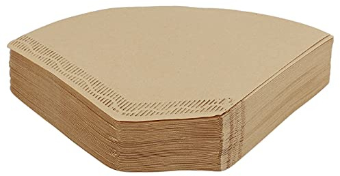 Eighosee Lot de 100 cafetières en bois écru original pour machine à café 102 filtrants