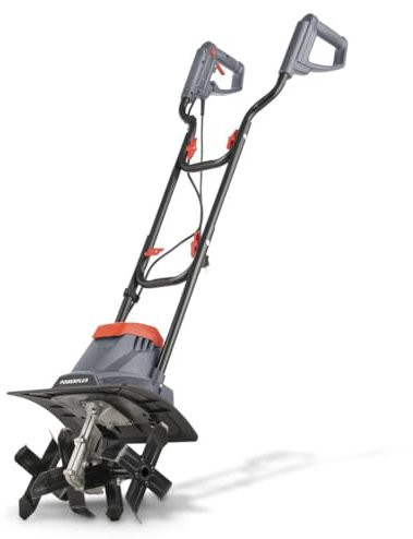 Powerplus POWEG70100 - Fresa elettrica da giardino per scarificatore e zappa per il vostro giardino, 1200 W, larghezza di lavoro 360 mm, profondità di lavoro max. 220 mm, con 4 coltelli