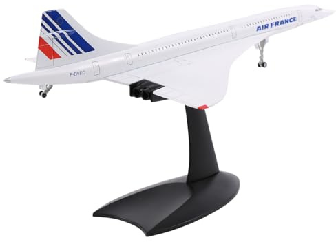 Liseng 1/200 Concorde Sursonique Avion de passagers Air France Modèle pour , le bureau, la bibliothèque, la décoration