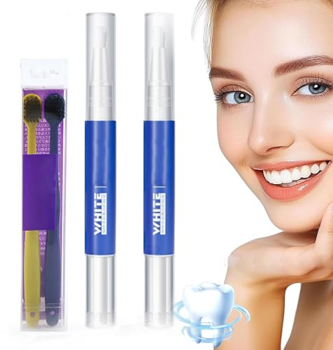 BLEEX Sérum Blanchissant Stylo, Le Stylo Blanchisseur Bleex, Gel Blanchiment Dentaire, éclaircit Instantanement, élimine Les Taches & Jaunissement, Pour Dents Sensibles, Facile à Appliquer (2)