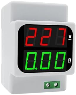 Amperímetro de voltaje de pantalla Dual Digital de 220V AC1-120A 50-500V amperímetro de voltímetro LED