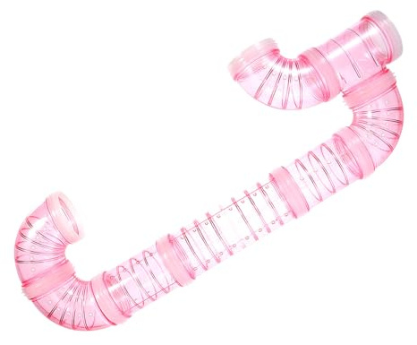 DECHOUS Tunnel per Criceti e Porcellini D’India Set Tubi di Collegamento Esterni in Plastica Sicura Labirinto per Gabbie Piccoli Animali Facile da Installare e Pulire Accessori per