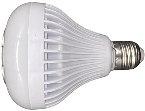 Cocoarm Lampadina LED Musicale Bluetooth Lampadina Musicale RGB in Plastica 12W E27 Altoparlante Intelligente con Colore Controllo Volume per Bar Ristoranti Camera da Letto Bagno