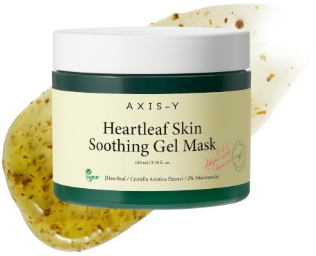 AXIS-Y New Skin Resolution gelmask med malört 100 ml – 2 % niacinamid Spot Behandling barriärreparation & blekning – vegansk koreansk hudvård ansiktsmasker