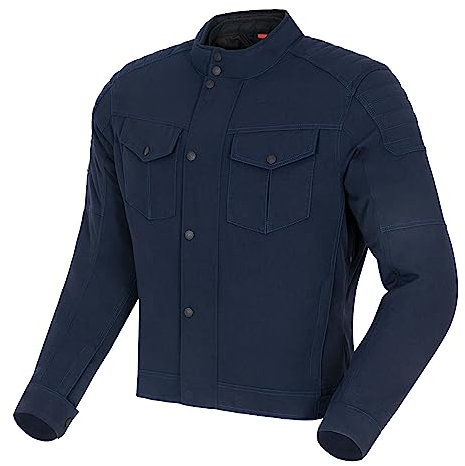 REBELHORN Hunter Motorradjacke Herren | Textil | Ellbogen und Schulterprotektoren Stufe 2 | Thermofutter mit Integrierter Wasserdichter und Atmungsaktiver Membran