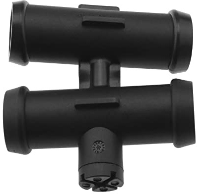 YINETTECH Kühlmittelschlauch Entlüftungsanschluss, Schwarz, ABS-Kunststoff, 1x, Kompatibel mit BMW MINI R50 2000–2006, MINI Cabrio R52 2002–2008, Referenz-OE-Nummer: 17127535901, 17127535899