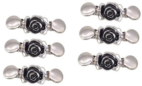 GALPADA 6 Pièces Pinces à Linge pour Serrer La Robe Chemises Habillées pour Femmes Clips De Serrage De Robe Pull Cardigan Femme Clip De Serrage Pinces à Foulard Aux Femmes Agrafe Ancien