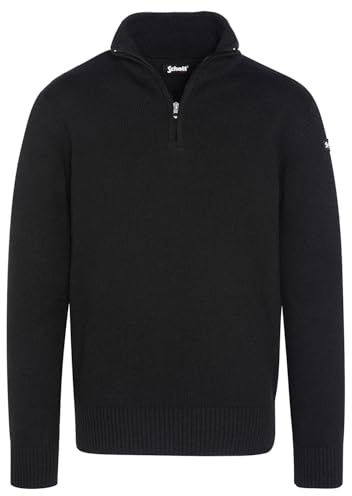 Schott NYC PLRELIFE2RS Maglione Nero M, Nero, M