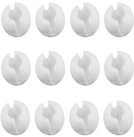 HOLIDYOYO Curtain Chain Stopper Clips 12pcs Set Vertical Blind Cord Fasteners and Bead Chain Connectors for Roller Shade Window Positioner Repair Accessories
