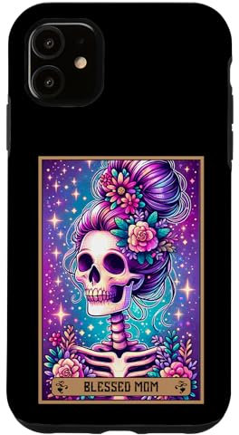 Carte de tarot pour maman, squelette, mère, épouse, maman, maman Coque pour iPhone 11