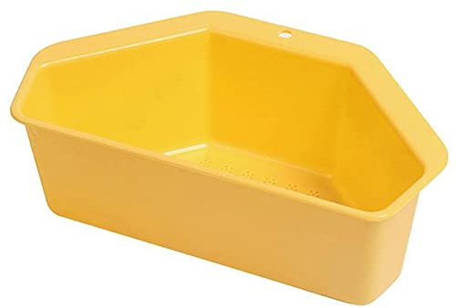ETZRYSYB Sink Strainer Basket Corner Sink Drain Basket Storage Holder Rack Self-Standing Suction Cup Sink Basket Bowl Sponge Holder Kitchen Bathroom Organizer(Yellow)