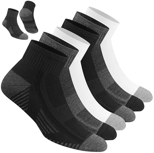 NAVYSPORT calcetines deportivos de algodón para hombre, paquete de 6 pares