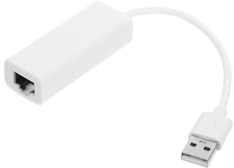 Alipis Convertitore USB a Ethernet 10/100/1000Mbps, Adattatore di Connessione USB 2.0 Interfaccia Rj45, Plug-And-Play Alta Velocità per Pc e Laptop