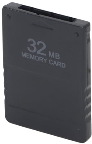 Tomantery Carte Mémoire de Console Plug and Play Haute Vitesse, Version Archivée pour Consoles de Jeu Fat Slim, Matériau ABS Durable, Archivage Rapide des Jeux pour les Joueurs (32 Mo)