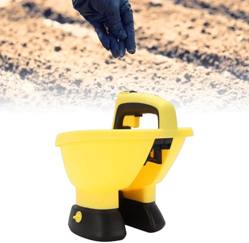 BAFOVY Esparcidor Eléctrico de Mano, Versátil, Eficiente, Alimentado por Batería, Esparcidor de Fertilizante con Diseño Ligero de ABS para Soja, Maíz, maní, Siembra de Sorgo